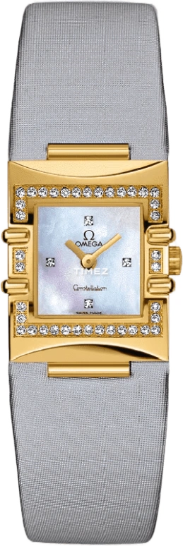 Omega,Constellation 24x19.30mm,24x19.30mm,Yellow Gold,White,Quartz,30000hours,In-house Caliber,1635,1635.78.61
