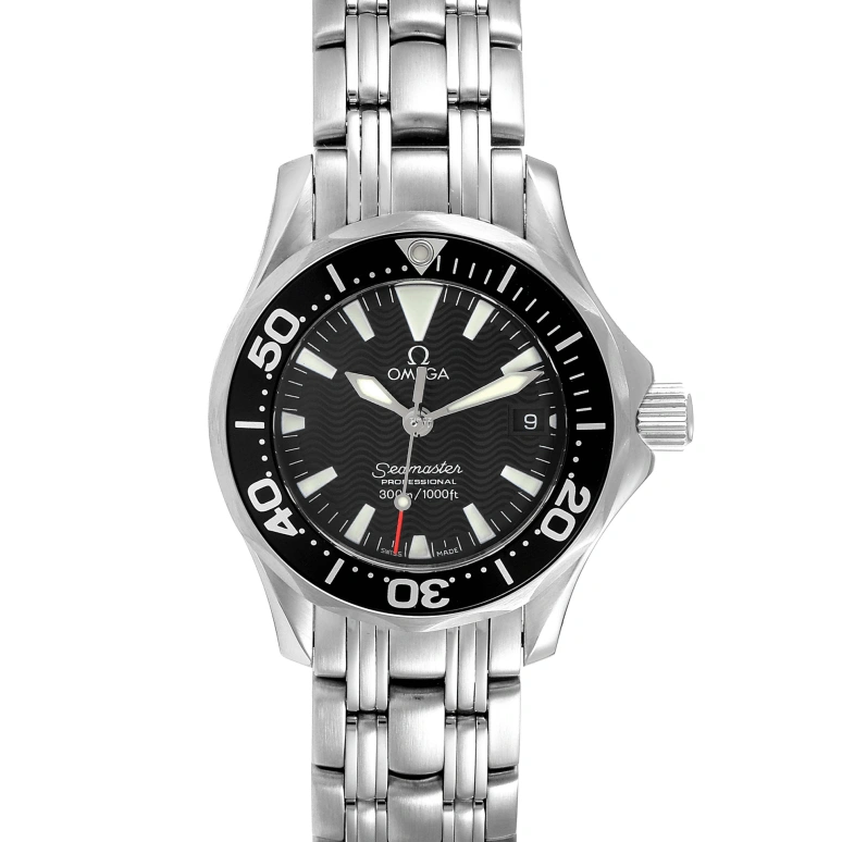 Omega,Seamaster Diver 300M 28mm,28mm,Stainless Steel,Black,Quartz,Day,26280hours,2282,2282.50.00