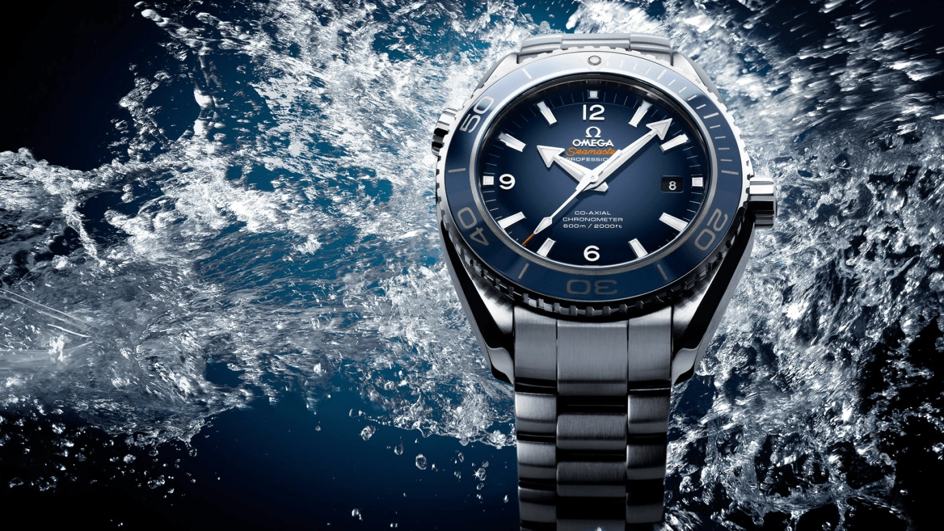 Omega,Seamaster Planet Ocean 45.50mm,45.50mm,Titanium,Blue,Automatic,Date,Co-Axial Escapement,232,232.90.46.21.03.001