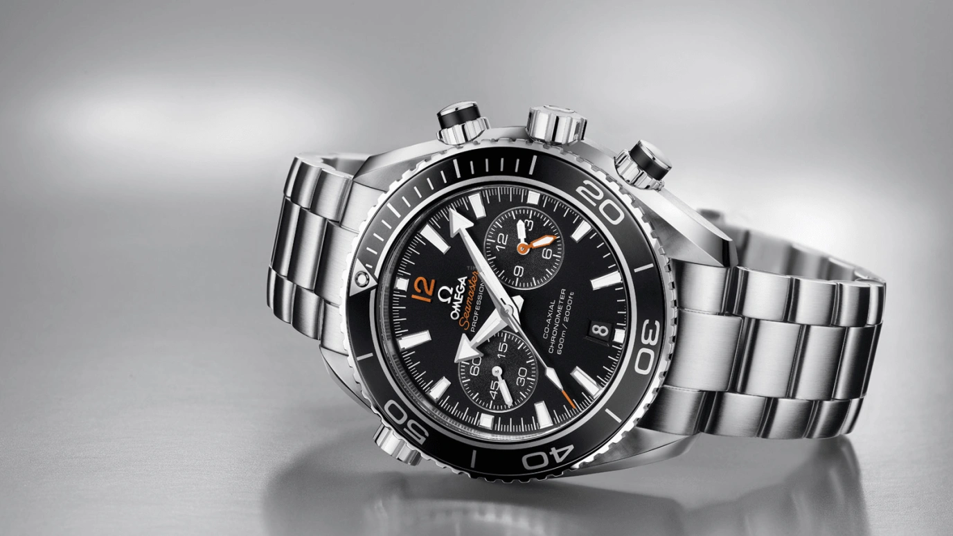 Omega,Seamaster Planet Ocean 45.50mm,45.50mm,Stainless Steel,Black,Automatic,Chronograph,Date,Co-Axial Escapement,Column Wheel,60hours,In-house Caliber,232,232.30.46.51.01.003