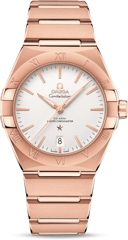 Omega,Constellation 39mm,39mm,Sedna Gold,Silver,Automatic,Date,Co-Axial Escapement,131,131.50.39.20.02.001