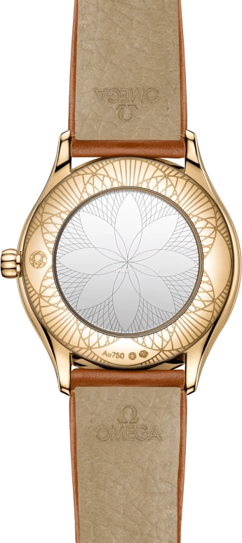 Omega,De Ville 26mm,26mm,Moonshine Gold,White,Quartz,In-house Caliber,Sapphire,Crystal Glass,428,428.57.26.60.04.005
