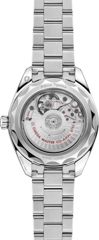 Omega,Aqua Terra 36.50mm,36.50mm,Stainless Steel,Cream,Automatic,Day,Anti-magnetic,220,220.10.30.20.09.001