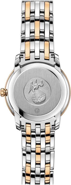 Omega,De Ville 27.40mm,27.40mm,Yellow Gold,Stainless Steel,Champagne,Quartz,30000hours,In-house Caliber,424,424.20.27.60.58.004