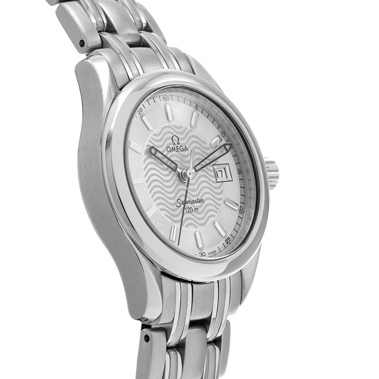 Omega,Seamaster 26.80mm,26.80mm,Stainless Steel,Silver,Quartz,Day,26280hours,2571,2571.31.00