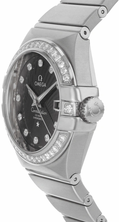 Omega,Constellation 31mm,31mm,White Gold,Black,Automatic,Day,50hours,123,123.55.31.20.51.001