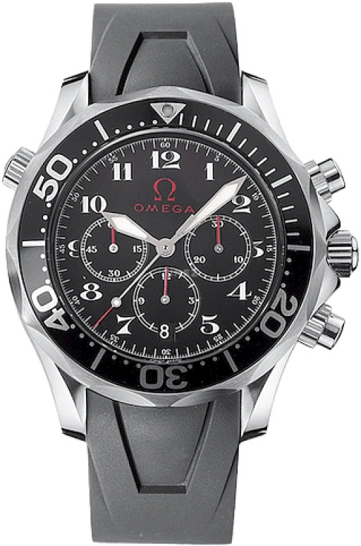 Omega,Seamaster Diver 300M 41.50mm,41.50mm,Stainless Steel,Black,Automatic,Chronograph,Date,Column Wheel,2894,2894.51.91