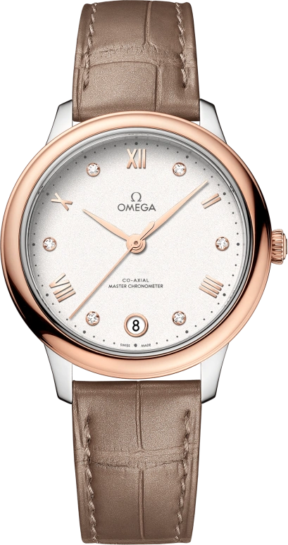 Omega,De Ville 34mm,34mm,Stainless Steel,Silver,Automatic,55hours,In-house Caliber,434,434.23.34.20.52.001