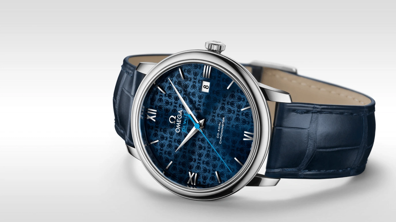 Omega,De Ville 39.50mm,39.50mm,Stainless Steel,Blue,Automatic,Date,Co-Axial Escapement,424,424.13.40.20.03.003