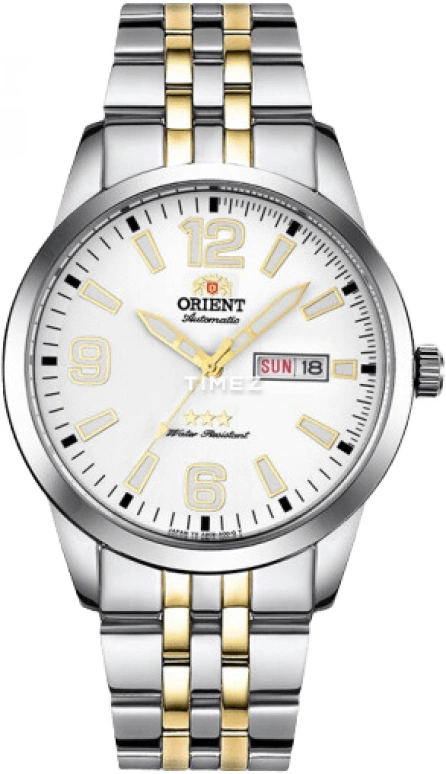 Orient,Other 42mm,42mm,Stainless Steel,White,Automatic,Date,Day,SAB0B005WB