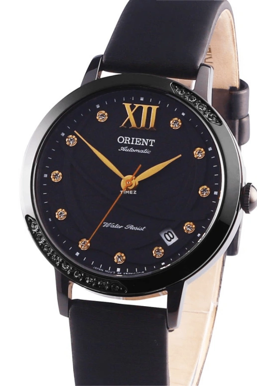 Orient,Other 36mm,36mm,Stainless Steel,Black,Automatic,Day,Sapphire,Crystal Glass,FER2H001B