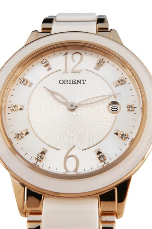 Orient,Other 38mm,38mm,Stainless Steel,White,Quartz,Day,Hardlex,Glass,FGW04002W