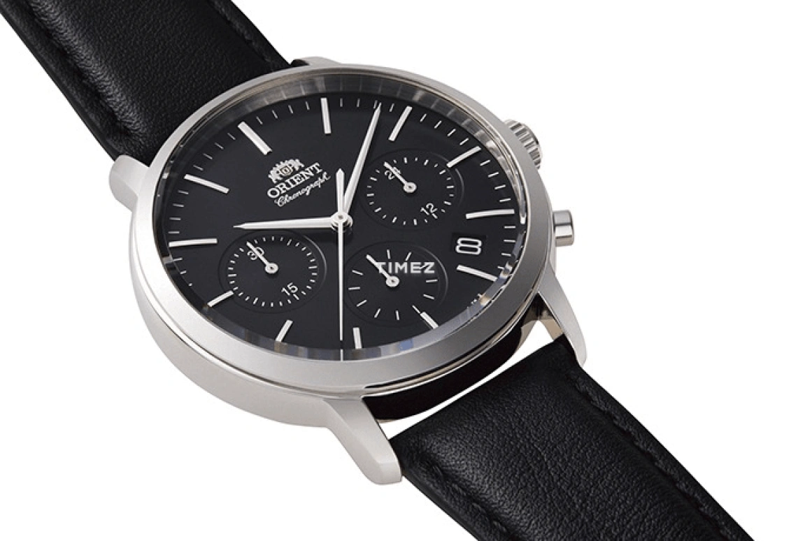 Orient,Sports 40.40mm,40.40mm,Stainless Steel,Black,Quartz,Chronograph,Day,RA,RA-KV0303B