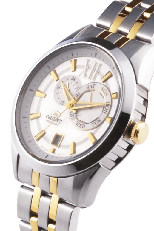 Orient,Other 42mm,42mm,Stainless Steel,White,Automatic,Date,Day,FET0X002W