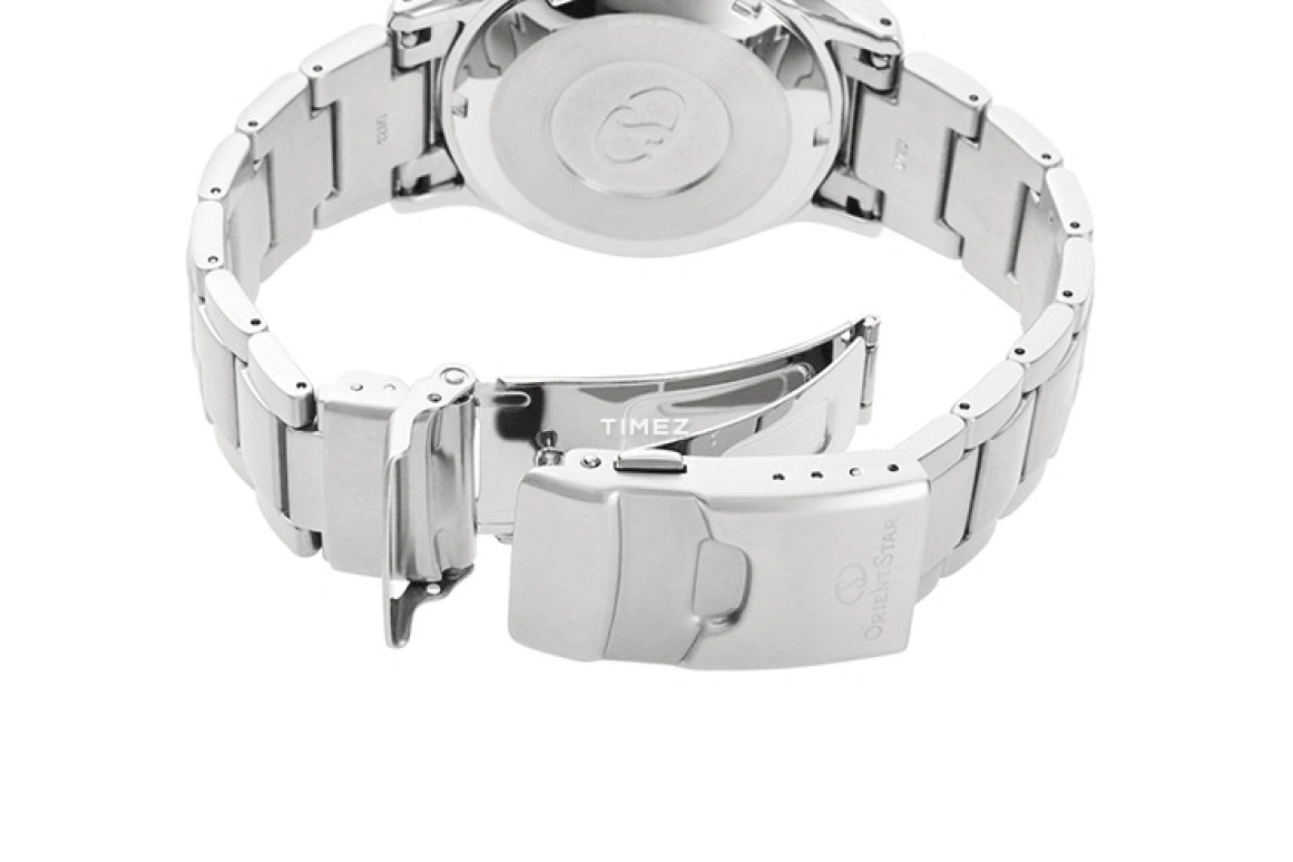 Orient,STAR 43.60mm,43.60mm,Stainless Steel,Blue,Handwound,Day,Power Reserve Indicator,RE,RE-AU0304L