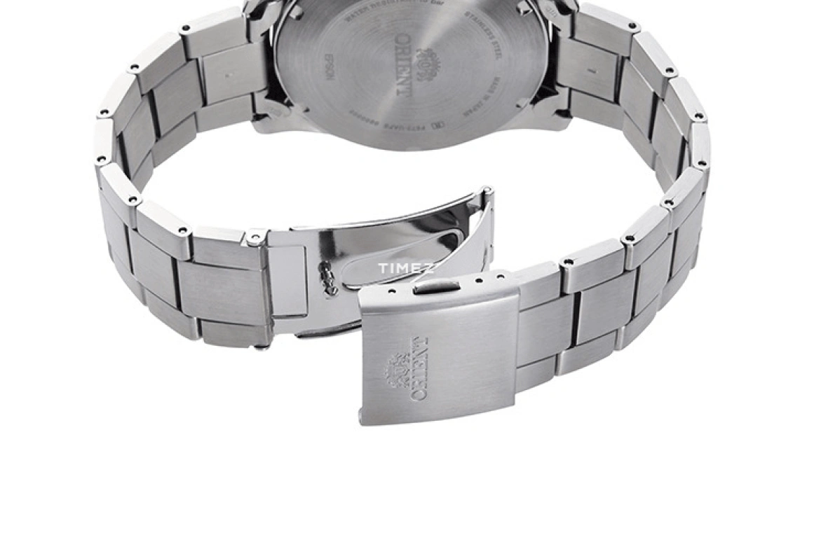 Orient,Other 42.40mm,42.40mm,Stainless Steel,Blue,Handwound,Day,Sapphire,Crystal Glass,RA,RA-AC0H01L