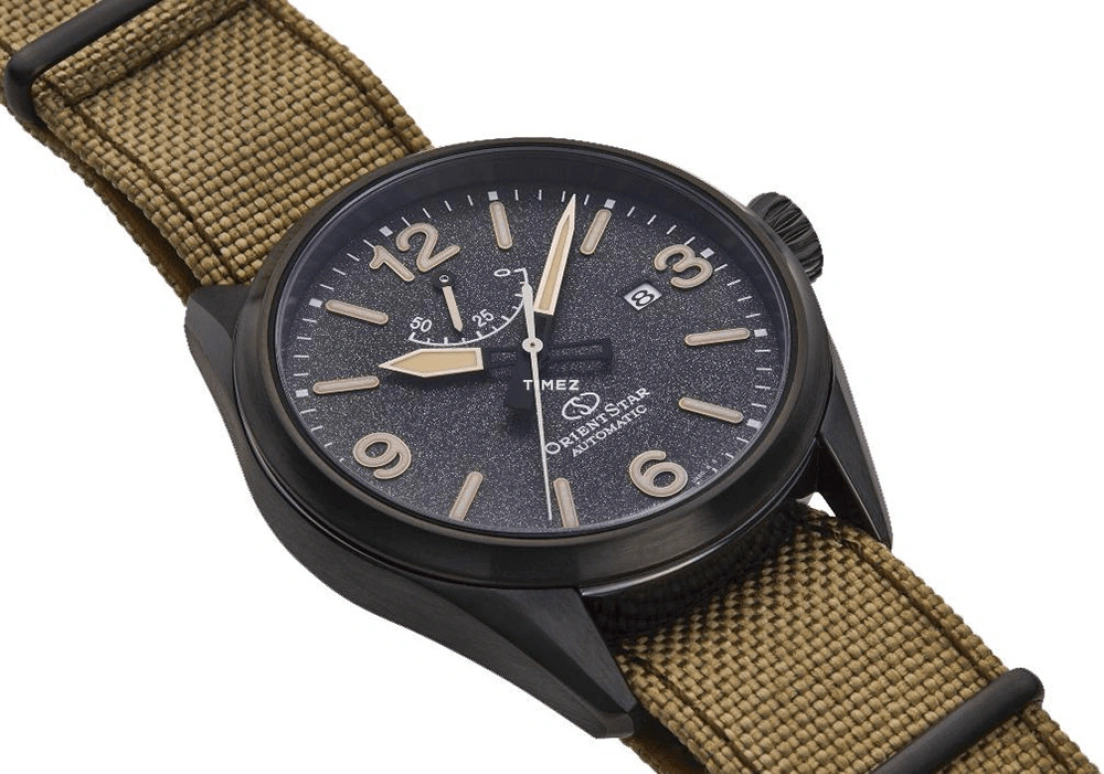 Orient,Sports 41mm,41mm,Stainless Steel,Grey,Handwound,Day,Sapphire,RE,RE-AU0206B00B