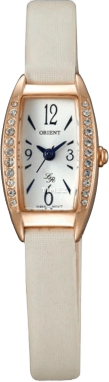Orient,Other 16x23.50mm,16x23.50mm,Stainless Steel,White,Quartz,Hardlex,Glass,Tonneau,UBTS009W