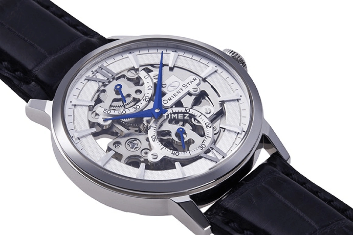 Orient,STAR 39mm,39mm,Stainless Steel,Skeleton,White,Handwound,Sapphire,Round,RE,RE-DX0001S