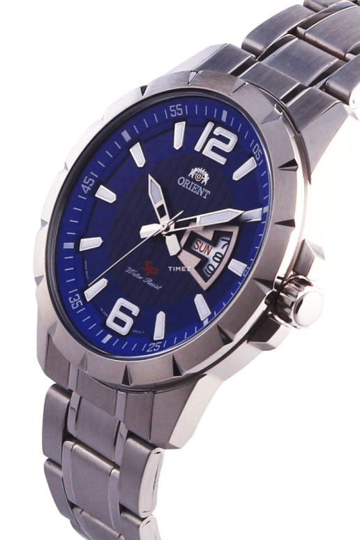 Orient,Sports 43mm,43mm,Stainless Steel,Blue,Quartz,Date,Day,FUG1X004D