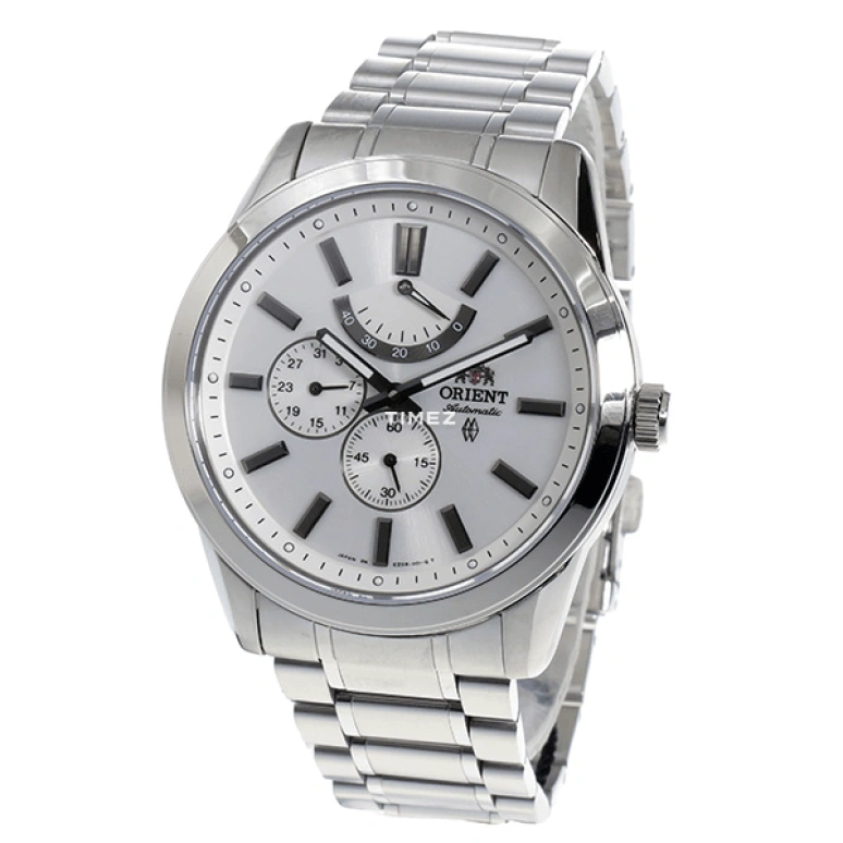 Orient,Sports 42mm,42mm,Stainless Steel,White,Automatic,Day,Power Reserve Indicator,SEZ08003W0