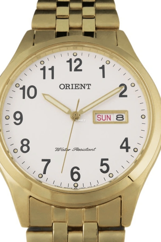 Orient,Other 37mm,37mm,Stainless Steel,White,Quartz,Date,Day,FUG1Y004W