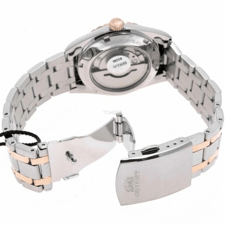 Orient,Other 37mm,37mm,Stainless Steel,White,Automatic,Day,Sapphire,Crystal Glass,SER22001W0