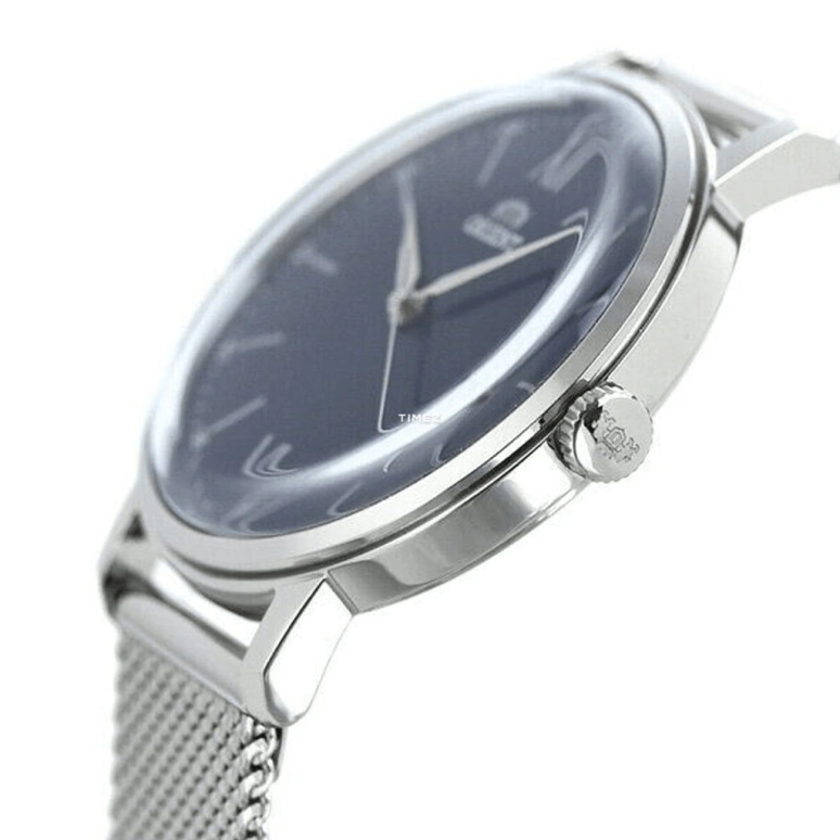 Orient,STAR 33.80mm,33.80mm,Stainless Steel,Blue,Quartz,Glass,Round,RA,RA-QC1701L10B