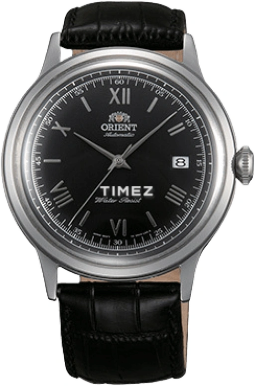 Orient,Classic 40.50mm,40.50mm,Stainless Steel,Black,Automatic,Handwound,Day,Sapphire,Crystal Glass,AC0000AB