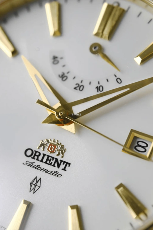 Orient,Other 41mm,41mm,Stainless Steel,White,Automatic,Day,Sapphire,FD0J002W
