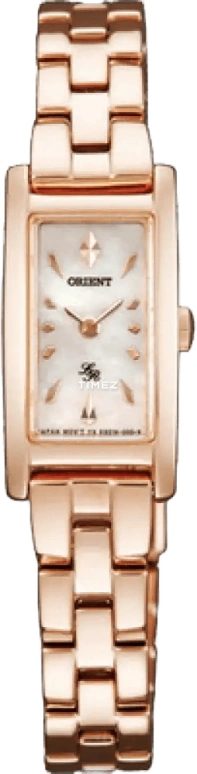 Orient,Other 14x27.50mm,14x27.50mm,Stainless Steel,White,Quartz,Hardlex,Glass,Rectangular,RBDW002W