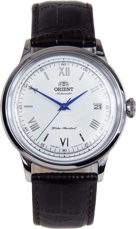Orient,Classic 40.50mm,40.50mm,Stainless Steel,White,Handwound,Day,Glass,FAC00009W0