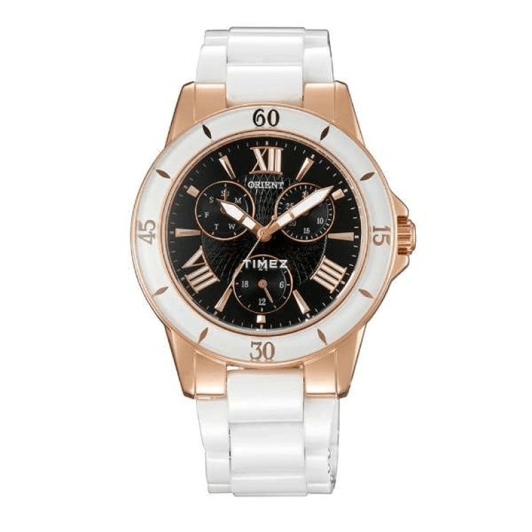 Orient,Other 38mm,38mm,Stainless Steel,Black,Quartz,Date,Day,SUT0F001B0