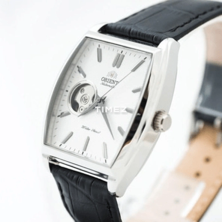 Orient,Classic 37x46mm,37x46mm,Stainless Steel,White,Automatic,Sapphire,Glass,Tonneau,FDBAF004W