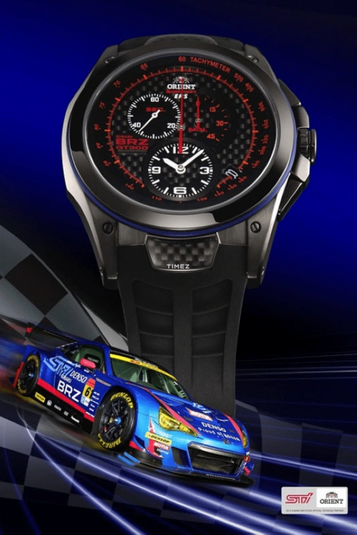 Orient,Sports 45mm,45mm,Stainless Steel,Black,Quartz,Chronograph,Day,Power Reserve Indicator,SKT00003B