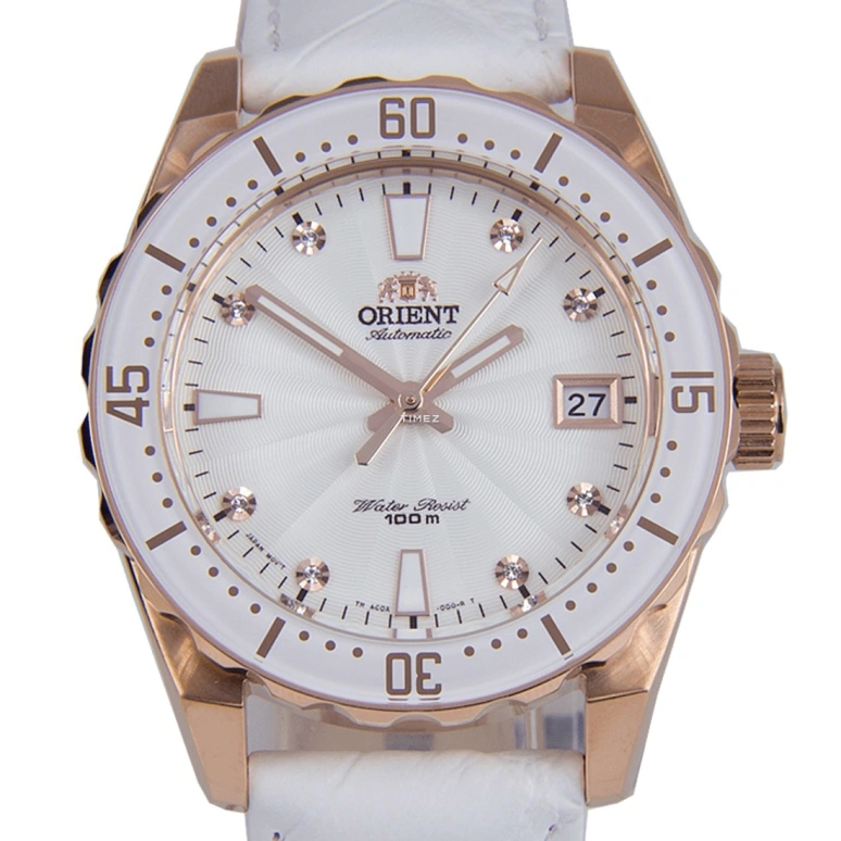 Orient,Sports 39mm,39mm,Stainless Steel,White,Automatic,Day,Sapphire,Crystal Glass,FAC0A003W