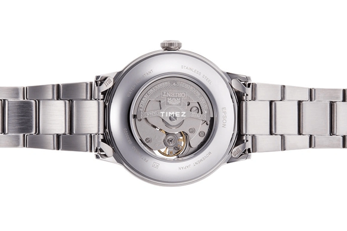 Orient,Classic 40.50mm,40.50mm,Stainless Steel,Blue,Handwound,Glass,Round,RA,RA-AG0028L