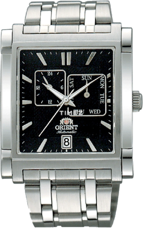 Orient,Other 42mm,42mm,Stainless Steel,Black,Automatic,Date,Day,CETAC002B 