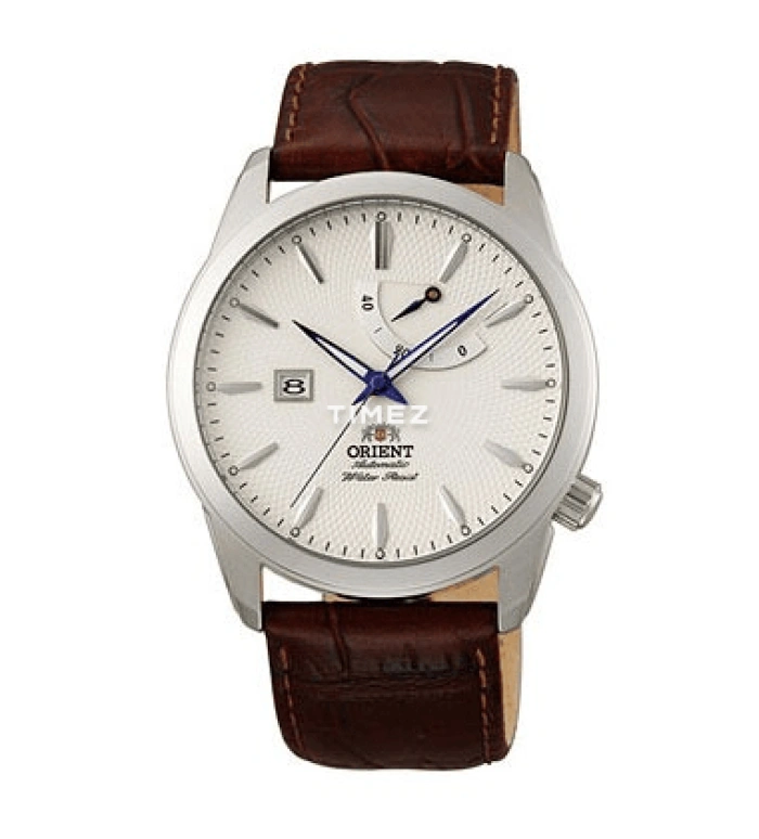 Orient,Other 40mm,40mm,Stainless Steel,White,Automatic,Day,Power Reserve Indicator,CFD0E002W
