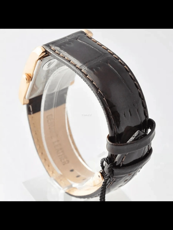 Orient,Other 39x27mm,39x27mm,Stainless Steel,Coffee,Quartz,Day,Glass,FUNEL001T