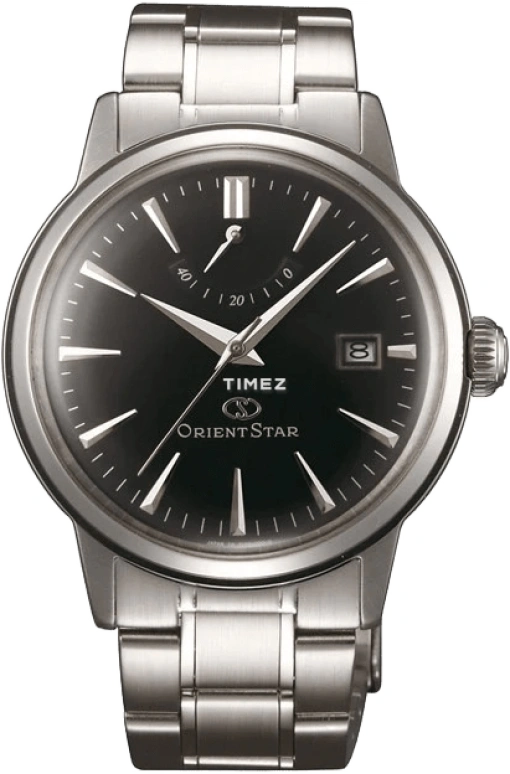 Orient,STAR 38.50mm,38.50mm,Stainless Steel,Black,Handwound,Day,Power Reserve Indicator,SEL05002B