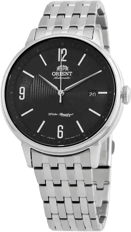 Orient,Other 42.40mm,42.40mm,Stainless Steel,Black,Automatic,Handwound,Day,Sapphire,Crystal Glass,RA,RA-AC0J08B10B