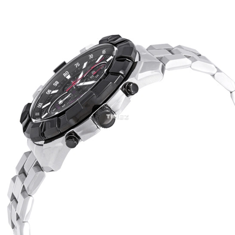Orient,Sports 50.50mm,50.50mm,Stainless Steel,Black,Quartz,Chronograph,Day,FTD10002B