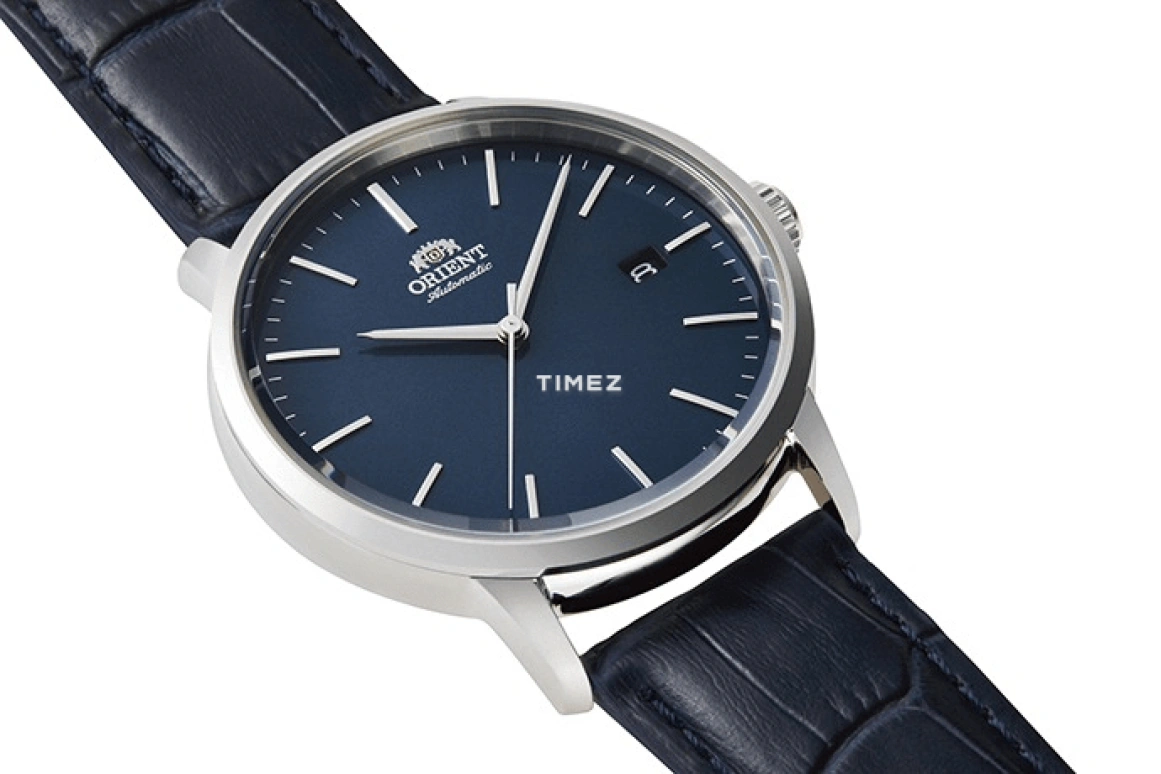 Orient,Other 40mm,40mm,Stainless Steel,Blue,Handwound,Day,Glass,RA,RA-AC0E04L