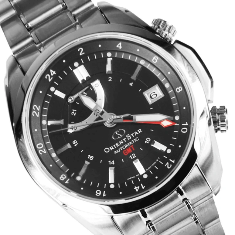 Orient,STAR 41.50mm,41.50mm,Stainless Steel,Black,Automatic,Day,Power Reserve Indicator,Dule Time,SDJ00001B 