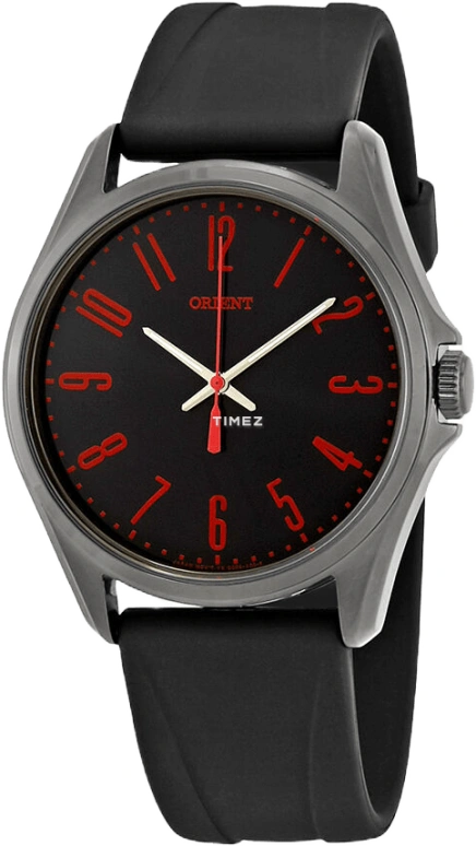 Orient,Classic 42mm,42mm,Stainless Steel,Black,Quartz,Glass,Round,FQC0S007B