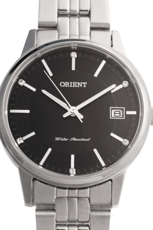 Orient,Other 32mm,32mm,Stainless Steel,Black,Quartz,Day,Sapphire,Crystal Glass,FUNG7003B