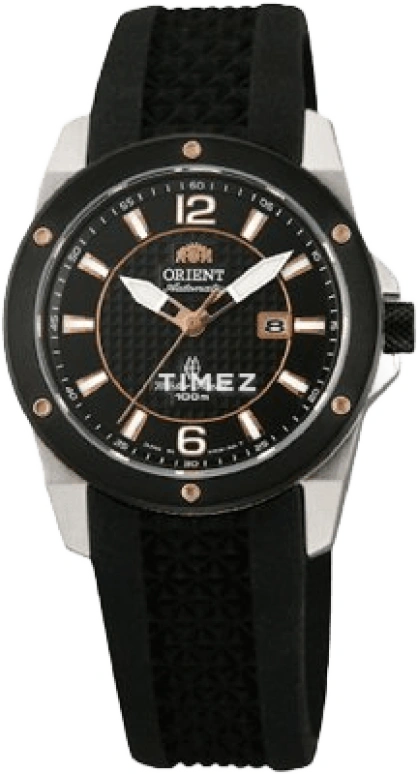 Orient,Sports 33.30mm,33.30mm,Stainless Steel,Black,Automatic,Day,Sapphire,Crystal Glass,SNR1H002B0