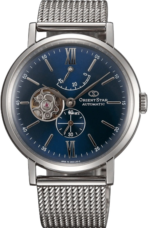 Orient,STAR 40mm,40mm,Stainless Steel,Blue,Automatic,Chronograph,Power Reserve Indicator,Anti-magnetic,WZ0151DK