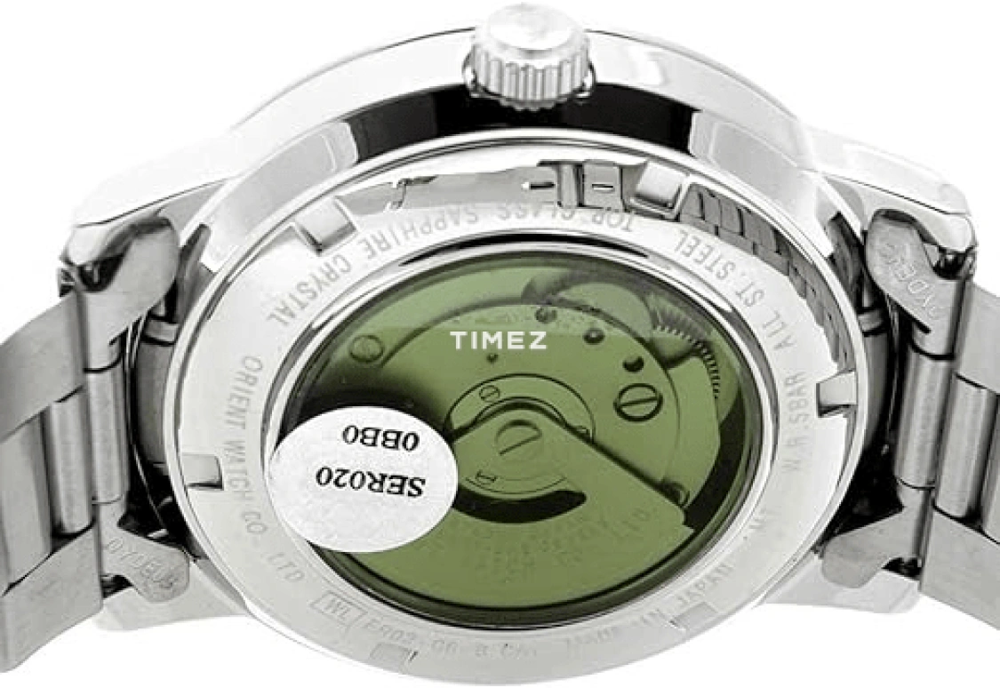 Orient,Other 41.40mm,41.40mm,Stainless Steel,Black,Automatic,Day,Sapphire,Crystal Glass,SER0200BB0